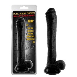 Dildo XXL 35 cm - Ballsy Caballero-Black Cal-king Dicks