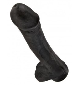 King Cock 13" Cock with Balls Black