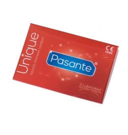 Nielateksowe prezerwatywy do portfela Pasante Unique opak. 3szt.