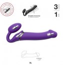 Vibrating Strap-on Purple XL