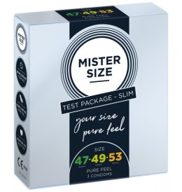 Mister.Size Testbox 47-49-53 3 Condoms