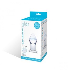 Glas - Amethyst Rain Glass Butt Plug