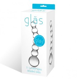 Glas - Curved Glass Beaded Dildo