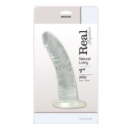 Dildo-FALLO JELLY REAL RAPTURE CLEAR 7"""""""""""""""""""""""""""""""" Real Rapture