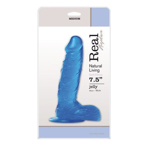 Dildo-JELLY DILDO REAL RAPTURE BLUE 7,5"""""""""""""""" Real Rapture