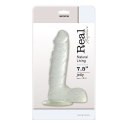 Dildo-JELLY DILDO REAL RAPTURE CLEAR 7.5"""""""""""""""" Real Rapture