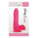 Dildo-JELLY DILDO REAL RAPTURE PINK 8"""""""""""""""" Real Rapture