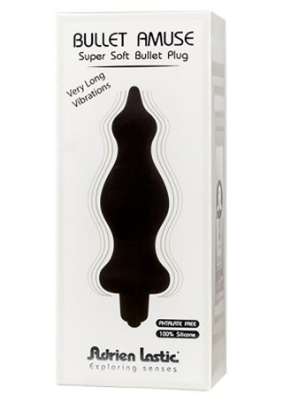 Plug/vibr-Wibrator - Plug.Silic.Black.Vibrator Adrien Lastic