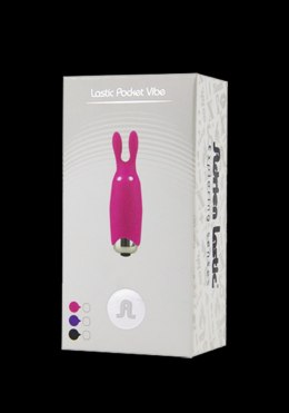 Stymulator-Wibrator - Lastic pocket vibe Rabbit Black Adrien Lastic