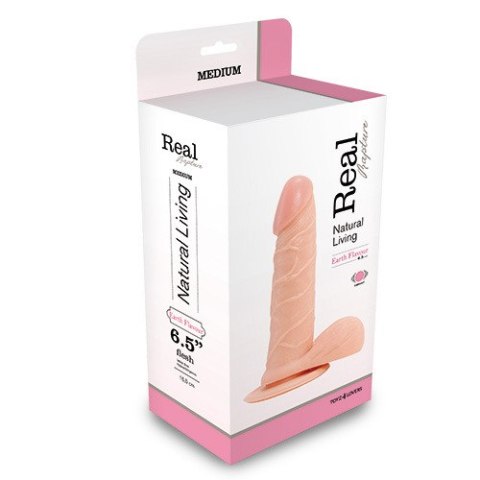 Wibrator-REALISTIC VIBRATOR REAL RAPTURE FLESH 6.5"""""""""""""""" Real Rapture