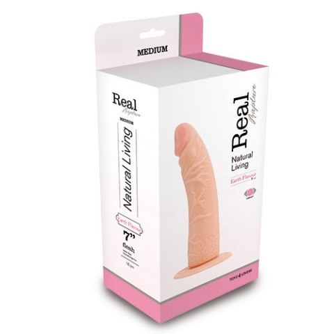 Wibrator-REALISTIC VIBRATOR REAL RAPTURE FLESH 7"""""""""""""""" Real Rapture