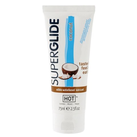 Żel-HOT Superglide COCONUT- 75ml edible lubricant waterbased Hot