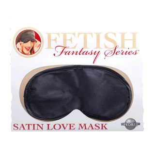 Satin Love Mask Black Pipedream