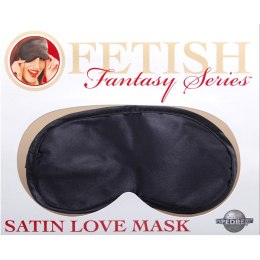 Satin Love Mask Black Pipedream