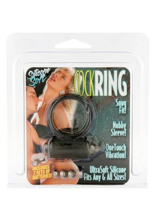 Mini Vibrating Cockring Black Seven Creations