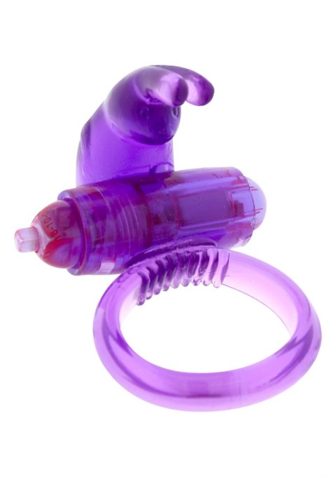 Rabbit Vibrating Cockring Purple SCALA