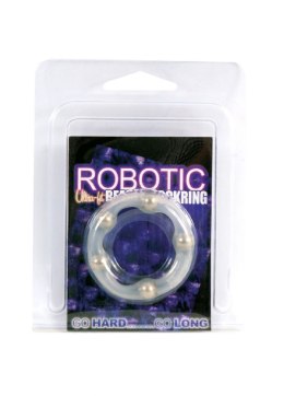 Robotic Beaded Cockring Transparent Seven Creations