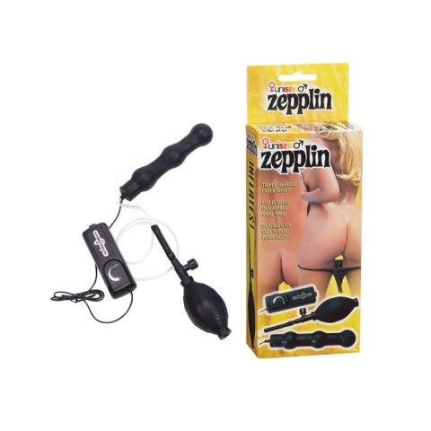Zepplin Inflatable Anal Wand Black Seven Creations