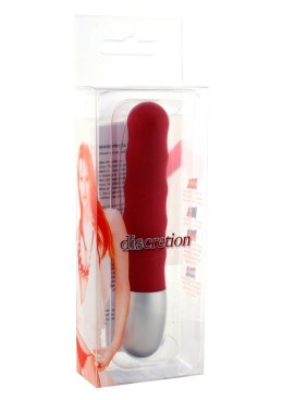 Discretion Ribbed Vibrator Red Seven Creations