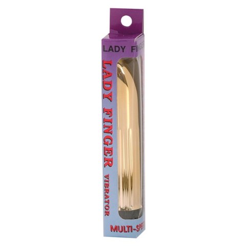 Ladyfinger Mini Vibrator Gold Seven Creations