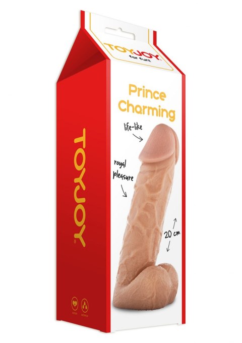 Prince Charming 20 cm Dong Light skin tone ToyJoy