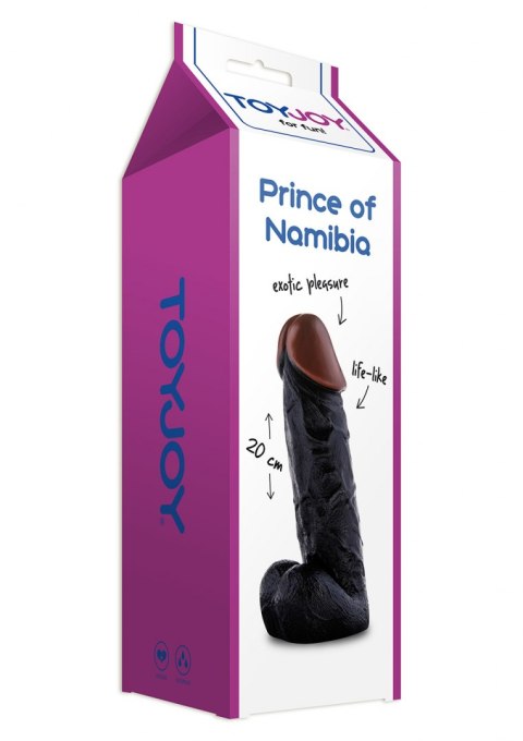 Prince Of Namibia 20 cm Dong Black ToyJoy