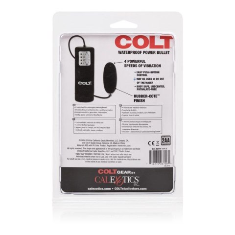 COLT Waterproof Power Bullet Black Calexotics