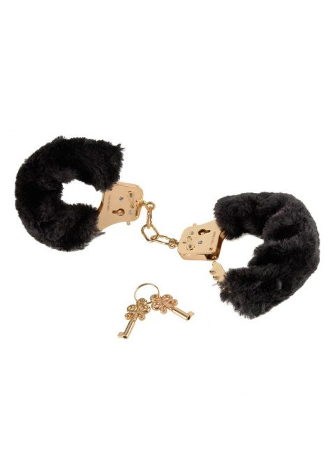 Deluxe Furry Cuffs Gold Pipedream