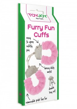 Furry Fun Cuffs Pink TOYJOY