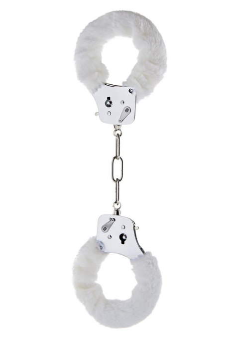 Furry Fun Cuffs White ToyJoy