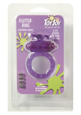 Flutter Ring Vibrating Purple ToyJoy