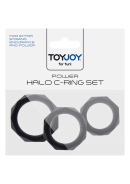 Power Halo C-Ring Set Black ToyJoy