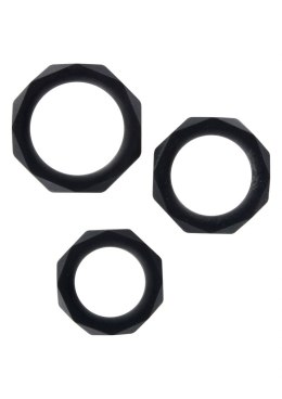 Power Halo C-Ring Set Black ToyJoy