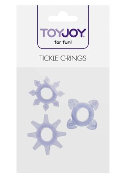 Tickle C-Rings Purple ToyJoy