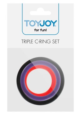 Triple Rings Multicolor 3pcs Multicolor ToyJoy