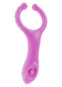 Vibrating Clit-Stim C-Ring Purple ToyJoy