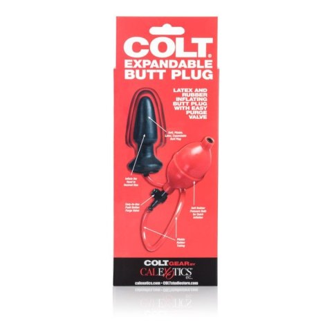 COLT Expandable Butt Plug Black Calexotics