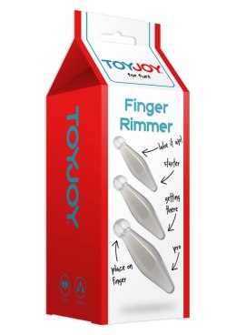 Finger Rimmer 3pcs Transparent ToyJoy