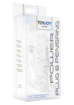 Power Plug & Penisring Transparent ToyJoy