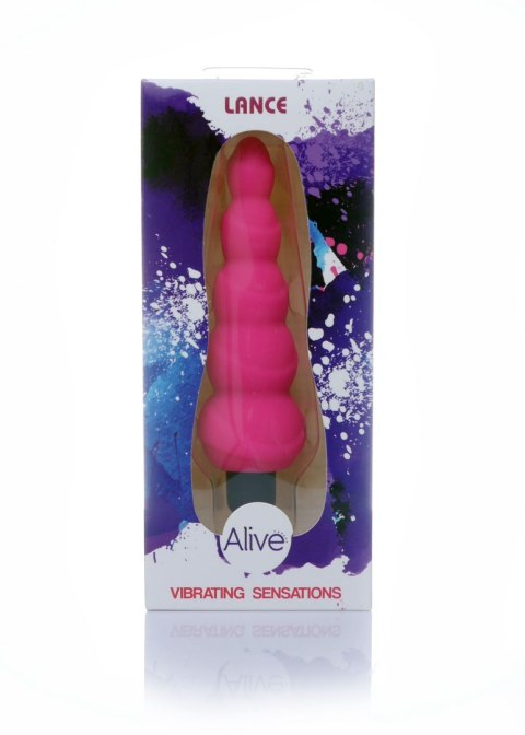 Plug/vibr-Wibrator - Lance.Plug.Vibrator.Medical Silc.Pink Alive