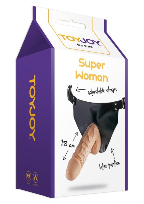 Superwoman Strap-On Light skin tone ToyJoy