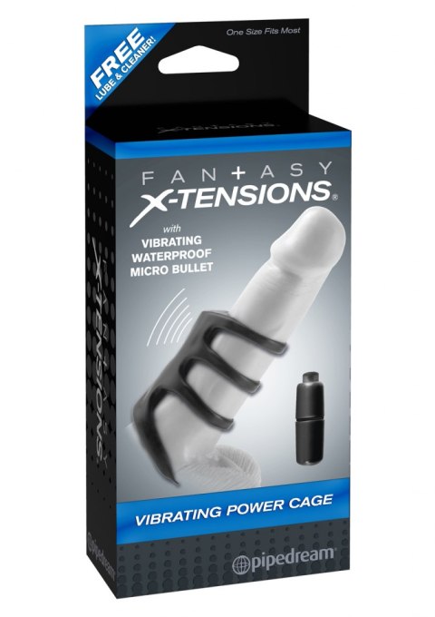 FX Vibrating Power Cage Black Pipedream