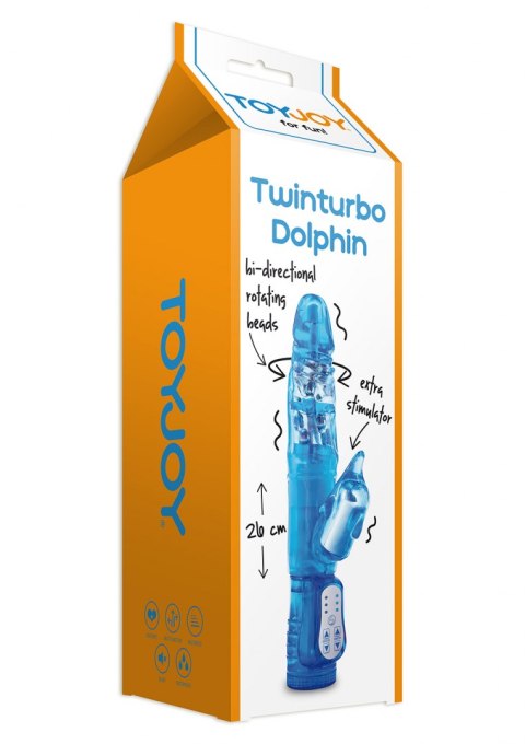 Twinturbo Dolphin Vibrator Blue ToyJoy