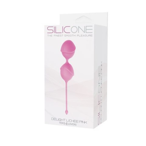 Kulki-PALLINE DELIGHT PUSSY LICHEE SILICONE PINK Toyz4lovers