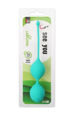SEE YOU IN BLOOM DUO BALLS 36MM GREEN Dream Toys
