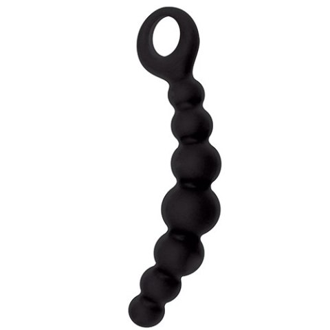 Plug/kulki-FALLO ANALE CATERPILL-ASS SILICONE BLACK Toyz4lovers