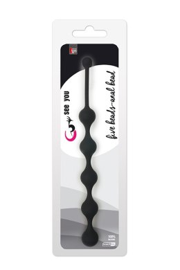 ALL TIME FAVORITES FIVE BEADS ANAL BLACK Dream Toys