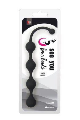ALL TIME FAVORITES FOUR BEADS ANAL BLACK Dream Toys