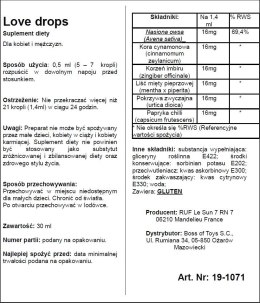 Supl.diety-LOVE DROPS 20 ML Ruf