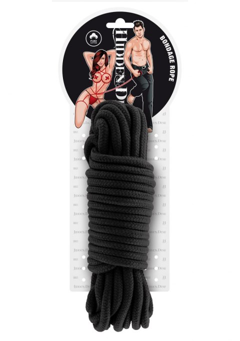 Bondage Rope 10M Black Hidden Desire